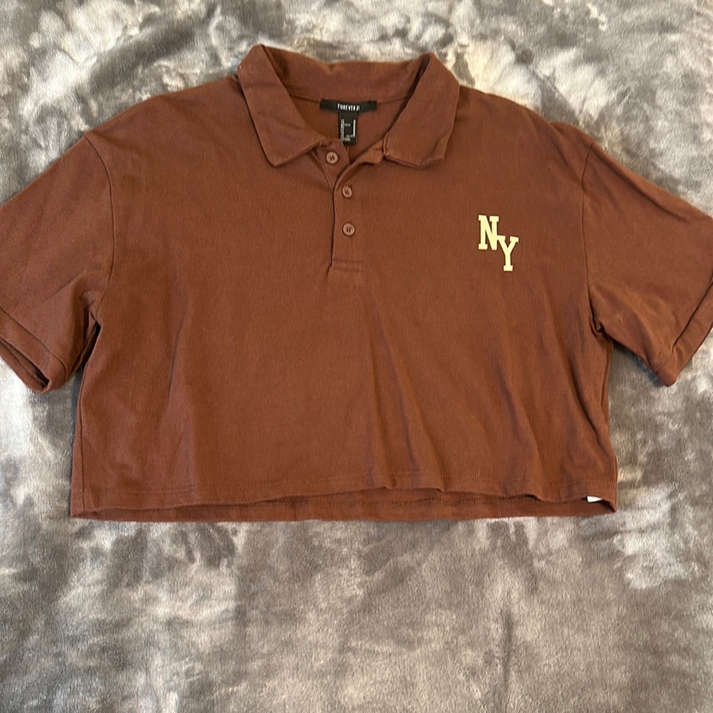 Brown Polo Tee